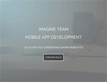 Tablet Screenshot of imagineteamsolutions.com